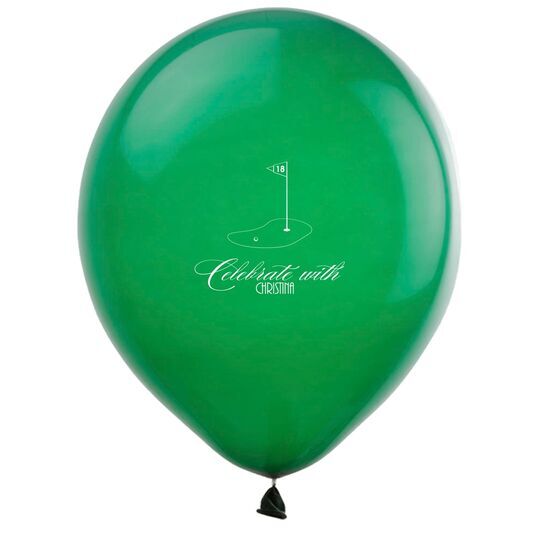18th Hole Latex Balloons